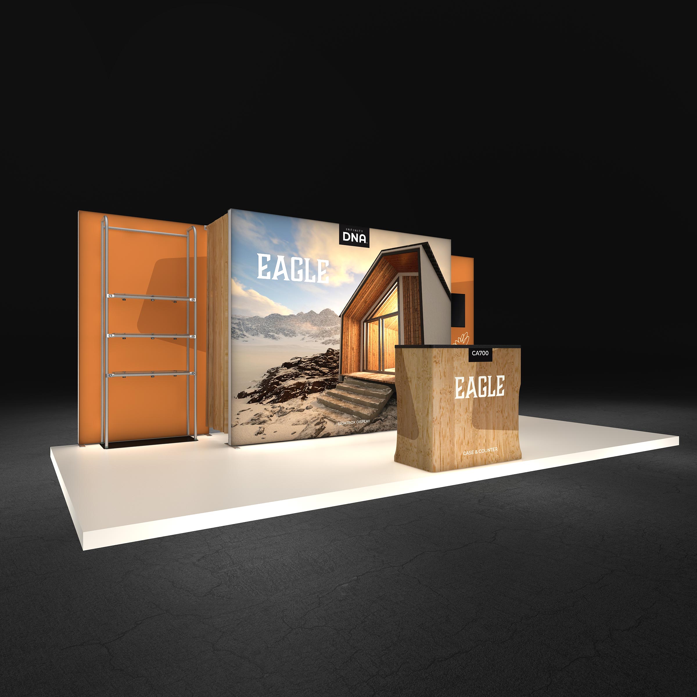 Display Eagle Eagle - 10x20 Inline Display – Makitso Displays