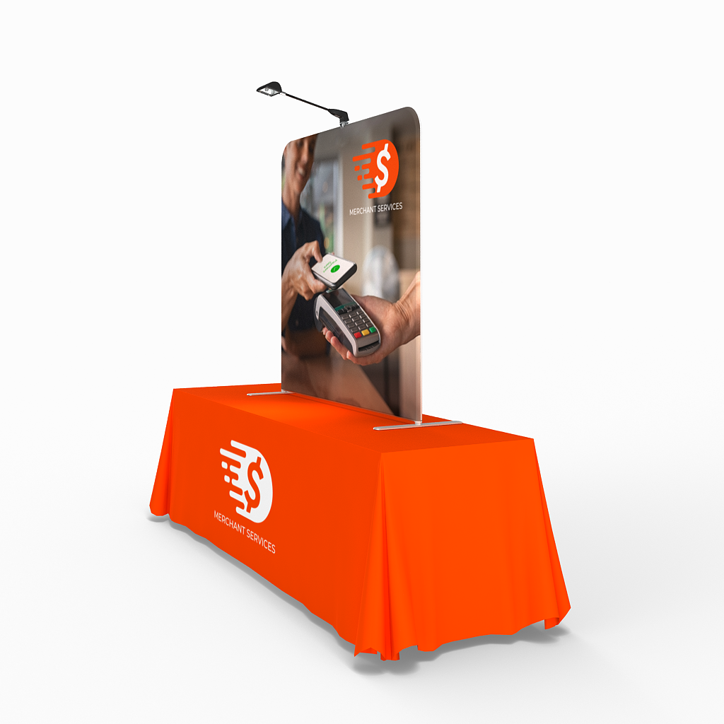 Wave Line Table WaveLine® Display 6ft Straight Table Top – Makitso Displays