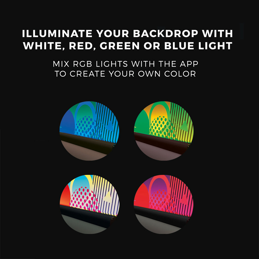 AuraScape LED RGB Light Bar Event Lighting with multiple color variations.