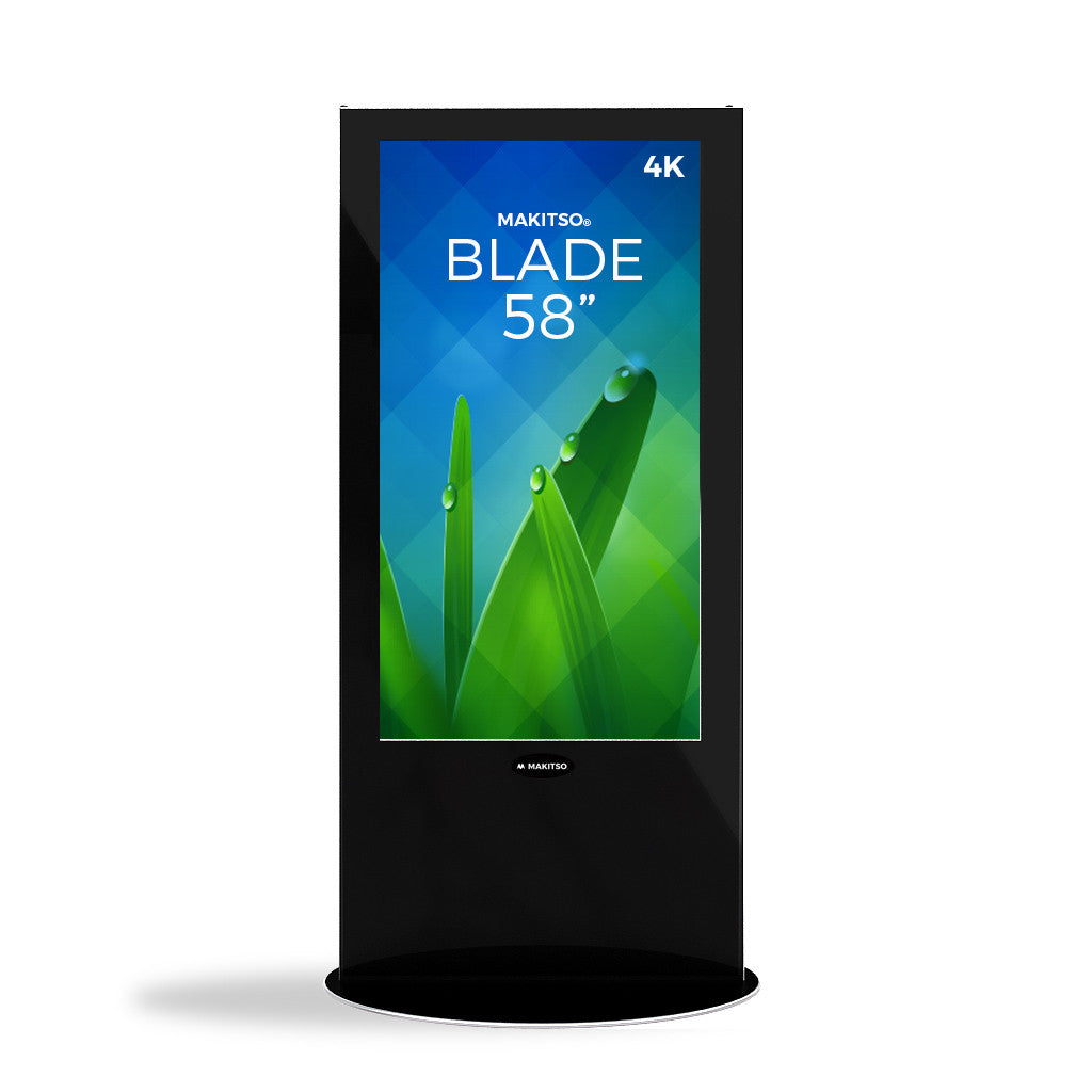 Makitso Blade 58" Pro Digital Signage Kiosk black