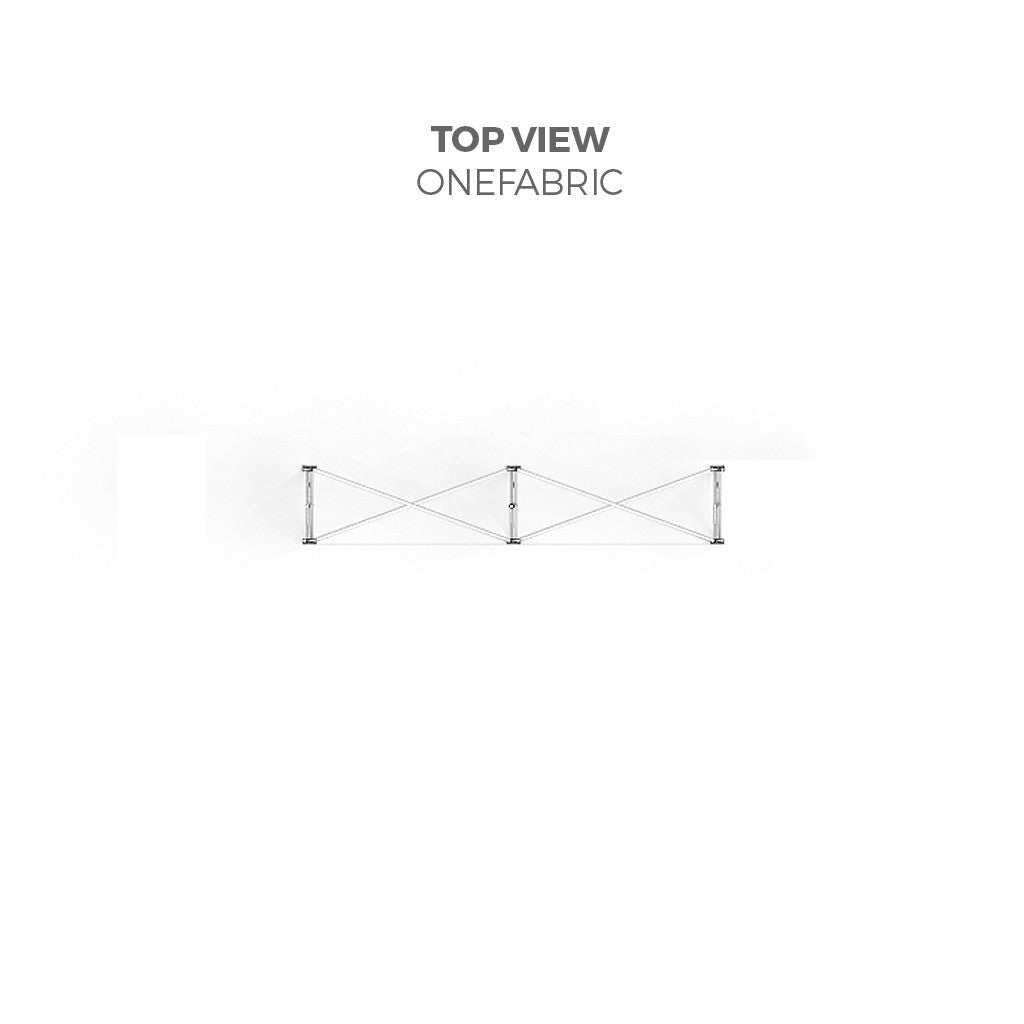 Makitso OneFabric Pop Up Display dimensions