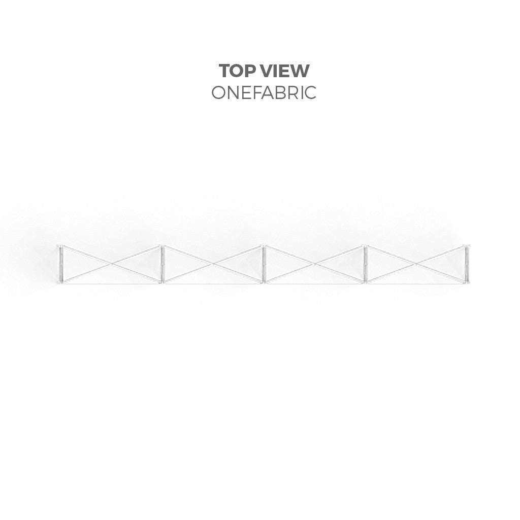 Makitso OneFabric Pop Up Display top view