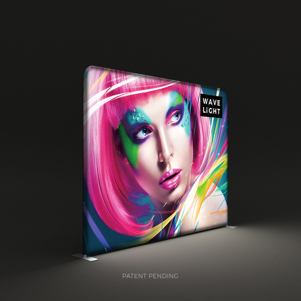 WaveLight® LED Backlit Display - 10ft – Makitso Displays